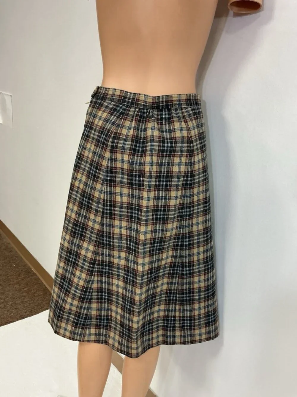 Vintage Pendleton Wool Skirt Suit 2 Piece Set Executive Womens 7-8